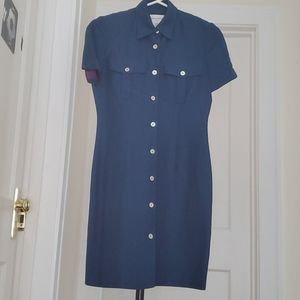 Womens Line /rayon blue dress.